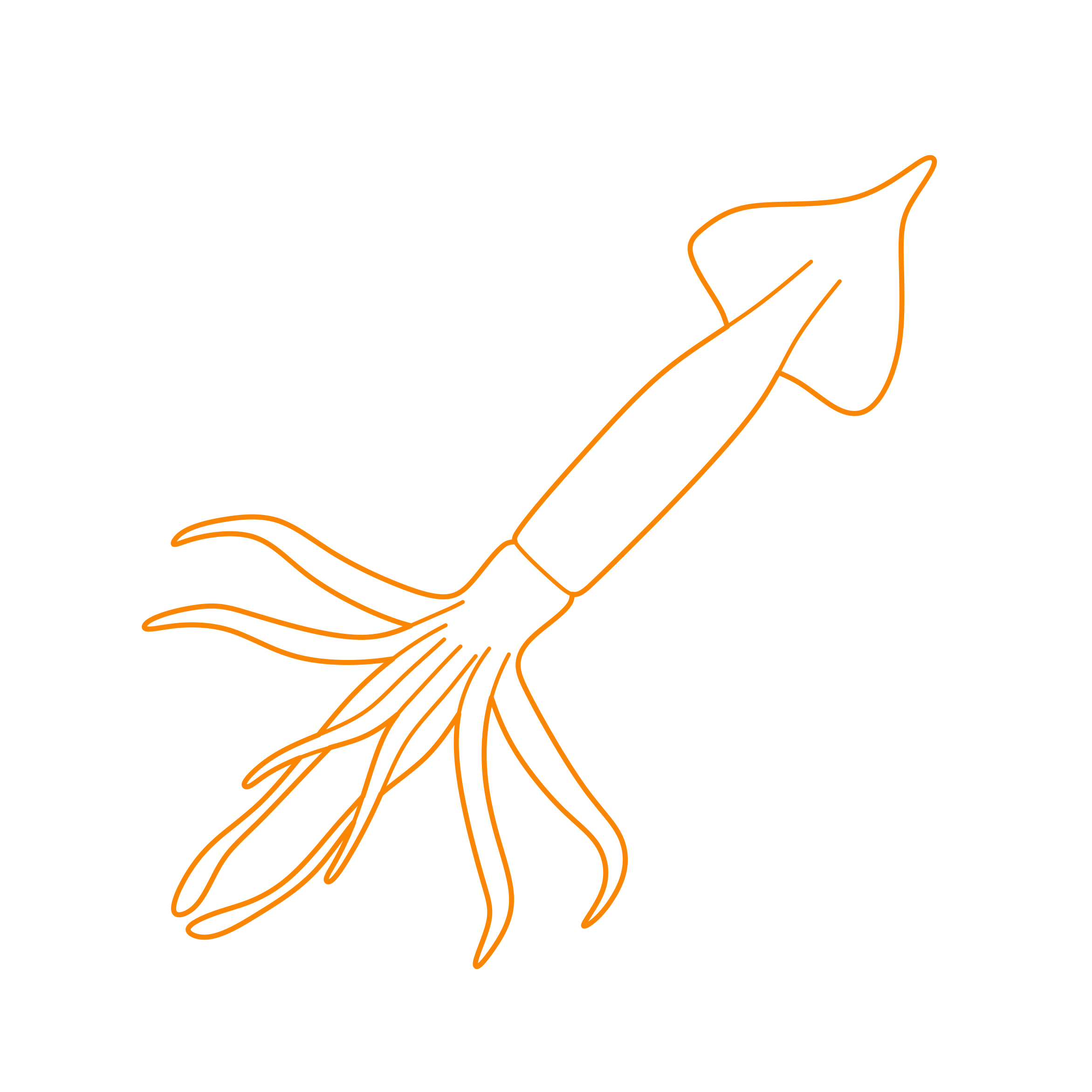 Animals Cephalopods Japanese Flying Squid Icon Svg Vector Free Vectors